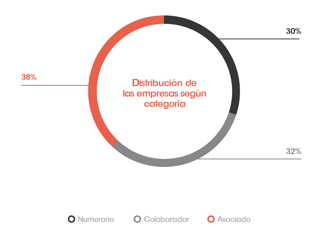 Distribución de las empresas